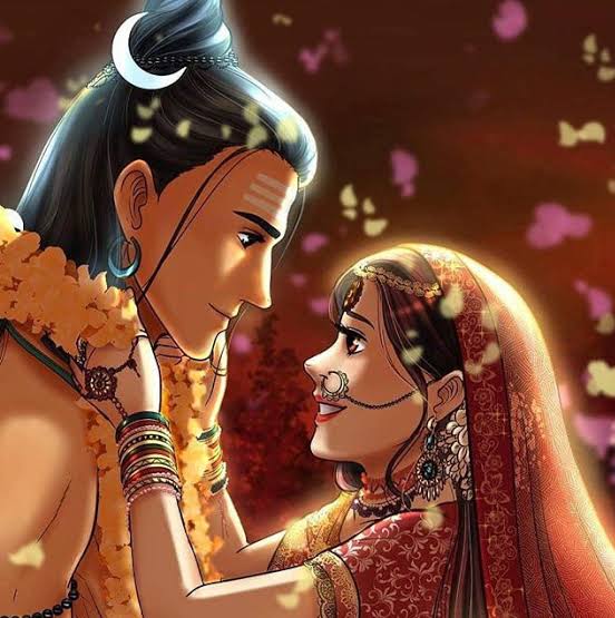 Shiva-Sati-1st-love-marriage