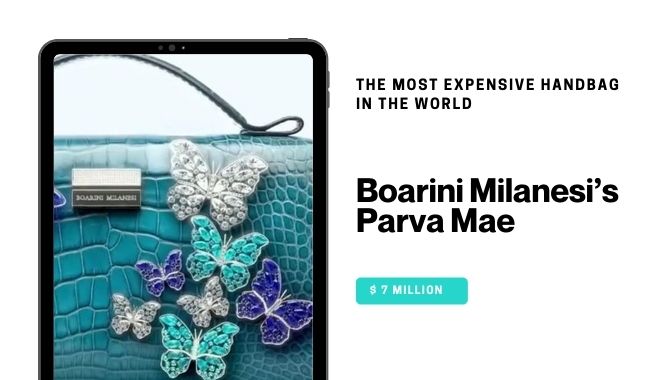 The Most Expensive Handbag in the World Boarini Milanesi’s Parva Mae