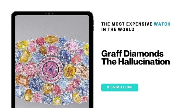 The Most Expensive Watch in the World Graff Diamonds The Hallucination