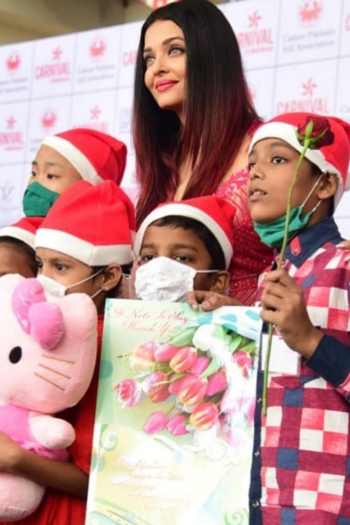 Aishwarya Rai Bachchan charity work with unprivileged children 