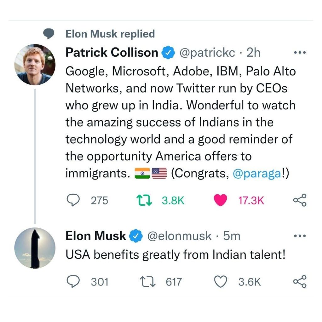 Parag Agarwal Elon Musk tweet